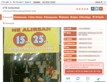 Tablet Screenshot of ctkcollection.umraniyeport.com