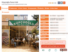 Tablet Screenshot of kupcuoglupastacafe.umraniyeport.com